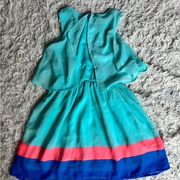 Tommy Hilfiger Colorful Sleeveless Tiered Dress Size 8 - Picture 5 of 6
